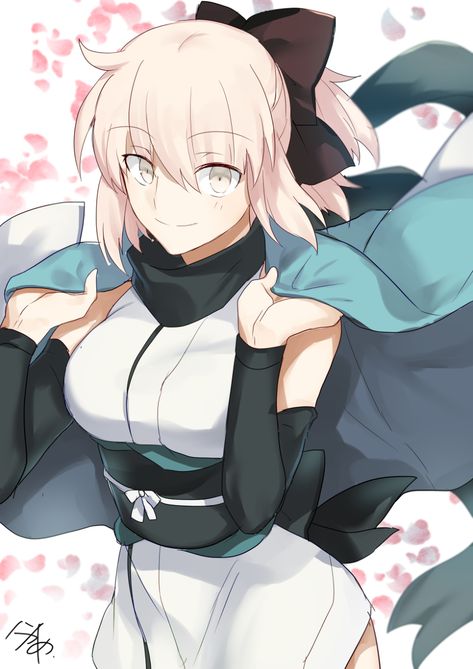 Fgo Okita, Fate Okita Souji, Fate Okita, Okita Souji Fate, Sakura Saber, Fate Fanart, Okita Souji, Scathach Fate, Fate Stay Night Anime