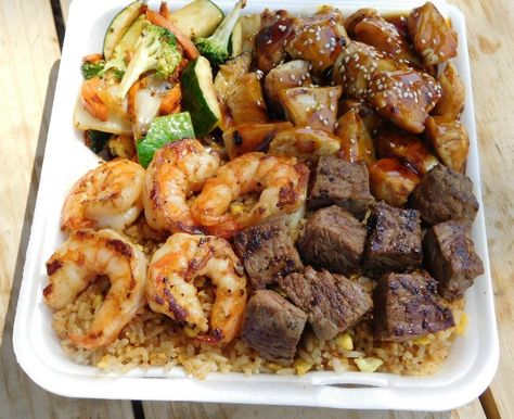 Hibachi Box - Only In Arkansas Hibachi Food Truck, Box Food, Food Goals, Menu Ideas, Kung Pao Chicken, The East, Food Truck, Arkansas, Restaurant