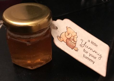 Honey Pot Favors, Pooh Bebe, Honey Jar Favors, Sweet Wedding Favors, Honey Favors, Jar Tags, Winnie The Pooh Baby Shower, Baby Shower Items, Baby Shower Wishes