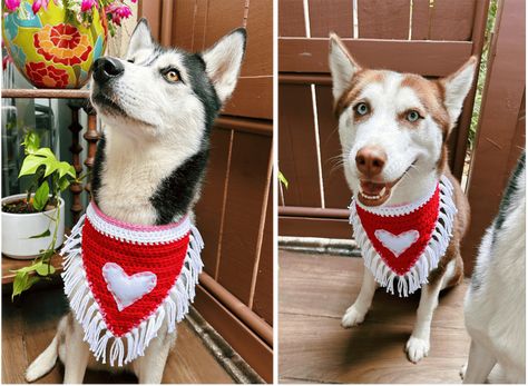 Bandana Crochet, Diy Heart, Christmas Stocking Pattern, I Love This Yarn, Crochet Patterns Free Blanket, Cute Fairy, V Day, Single Crochet Stitch, Basic Crochet Stitches