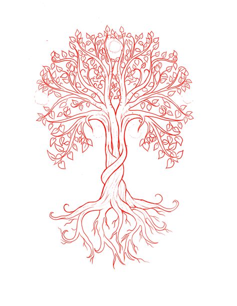 Roots Drawing, Roots Tattoo, Willow Tree Tattoos, Family Tree Tattoo, Tree Tattoo Designs, Tattoos For Black Skin, Tree Of Life Tattoo, Spiritual Tattoos, Tattoo Design Book