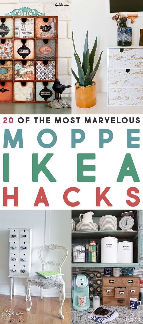 20 of The Most Marvelous Moppe IKEA Hacks! Moppe Ikea, Ikea Stolmen, Ikea Moppe, Besta Ikea, Diy Hanging Shelves, Thrift Store Decor, Ikea Bedroom, Cottage Market, Diy Ikea Hacks