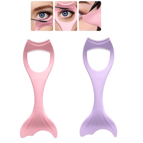 PRICES MAY VARY. 👀【3in1 Eyelashes Tools Mascara Shield Applicator】: What sets this tool apart is its 3-in-1 design, combining the upper eyelid apron, lower eyelid apron, and eyelash together. It's designed with a built-in comb to safely remove excess mascara for defined, separated lashes. 👀【Silicone Material】: This mascara applicator is made of food-grade silicone material, soft and elastic. Mermaid shape, cute and beautiful.Help you create the perfect eye makeup. 👀【Portable and Easy to Clean Mascara Shield, Perfect Eye Makeup, Mascara Application, Upper Eyelid, Lash Tools, Eyelash Tools, Eyelashes Mascara, Perfect Eyes, Lashes Makeup