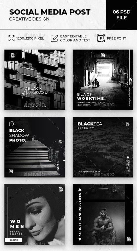 Instagram Feed Layout, Instagram Font, Eksterior Modern, Desain Editorial, Instagram Promotion, Social Media Photography, Instagram Template Design, Instagram Grid, Social Media Pack