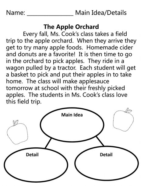 Main Ideas-Key Details Text - Ficha interactiva Main Idea 3rd Grade, Main Idea Worksheet 1st Grade, Main Idea Worksheets 2nd Grade, Main Idea Worksheet 3rd Grade, Main Topic And Key Details Kindergarten, Key Details Anchor Chart, Main Idea And Details, Main Idea And Details Worksheet, Unseen Passage In English Grade 3