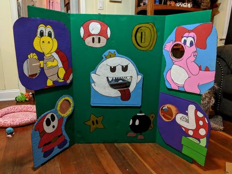 Bean bag toss; Mario style! Mario Bean Bag Toss, Bean Bag Game, Bean Bag Games, Entertainment Ideas, Bags Game, Paper Mario, Bean Bag Toss, Bag Toss, Mario Party