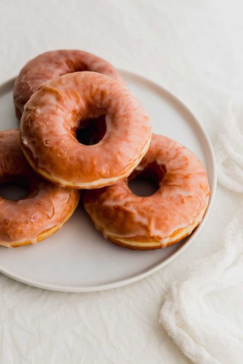 Classic Glazed Doughnuts (Small-Batch) | Sift & Simmer Classic Donut Recipe, Ring Doughnut, French Donuts, Doughnut Recipe Easy, Easy Donut Recipe, Yeast Donuts, Easy Donuts, Homemade Donuts Recipe, Small Batch Baking