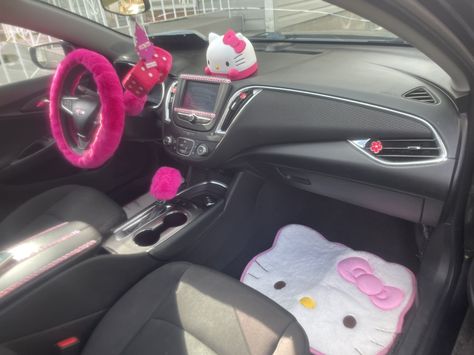 Sanrio Car, Pink Car Accessories, Hello Kitty Car, Girly Car, Miss Kitty, Hello Kitty Accessories, Future Apartment Decor, Car Goals, Car Cushion