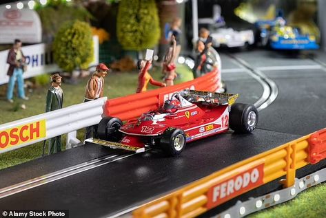 Who invented Scalextric? Was it the first electric race car set? | Daily Mail Online Slot Car Racing Sets, Race Car Sets, The Shah Of Iran, Slot Car Racing, Child Car Seat, Slot Car, Car Set, Slot Cars, First Car