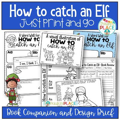 Elf Trap, Text To Text, Text Drawing, Book Review Template, Elf Activities, Book Companion, Teaching Life, Story Map, Teaching And Learning