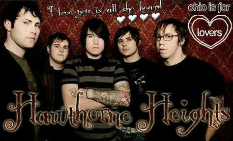 Ohio Is For Lovers Hawthorne Heights, Hawthorne Heights Poster, Vampires Everywhere Band, Ohio Is For Lovers, Hawthorne Heights, Edgy Quotes, Emo Pictures, 2010s Nostalgia, Young Celebrities