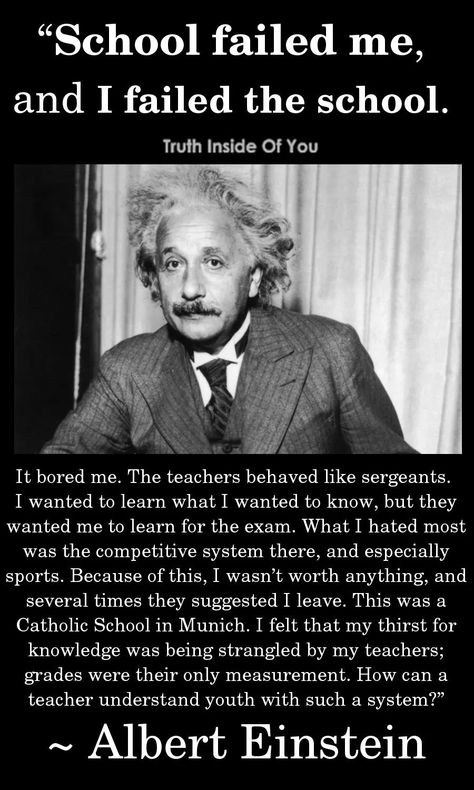 School failed Albert Einstein Albert Einstein Books, Albert Einstein Quotes Education, Einstein Quotes Education, English Articles, Quotes Education, Happy Sunday Quotes, Homeschool Encouragement, Homeschool Learning, Albert Einstein Quotes