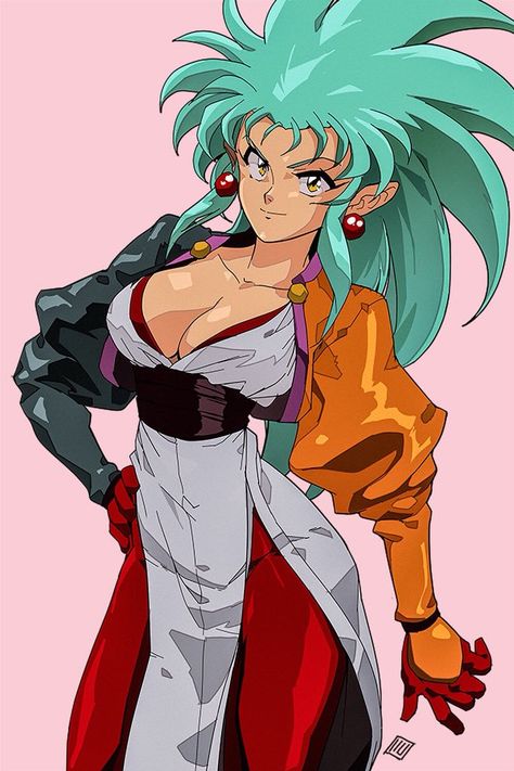 Tenchi Universe, Tenchi Muyo, Hayao Miyazaki Art, Old Anime, Figure Drawing Reference, 90s Anime, Illustration Character Design, Anime Style, Character Illustration