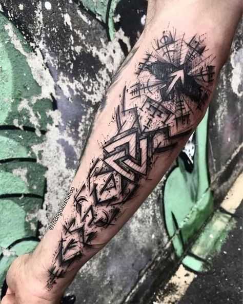 Arm Tattoo Viking, Viking Tattoo Ideas, Armor Sleeve Tattoo, Tattoos Viking, Nordic Tattoos, Norse Tattoos, Traditional Viking Tattoos, Sleeve Tattoo Designs, Small Wave Tattoo