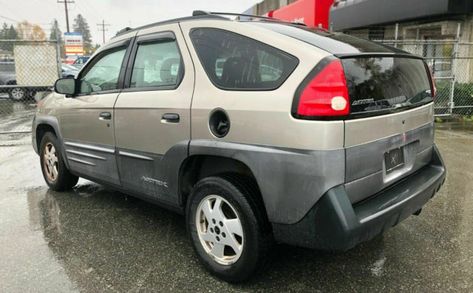 Shark Jumper: 2001 Pontiac Aztek AWD With Tent Plastic Cladding, The Fonz, Camping Lifestyle, Pontiac Aztek, Plastic Trim, Tv Characters, Barn Finds, General Motors, Concept Cars