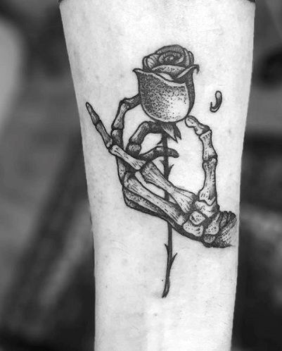 9 Eye-Catching Skeleton Man Tattoo Designs, Ideas And Meaning Boomerang Tattoo, Tattoo Cherry, Tatuagem Masculina Pequena, Rose Tattoos For Women, Men Tattoos, Skeleton Tattoos, Flower Tattoo Arm, Cat Tattoos, Disney Tattoo