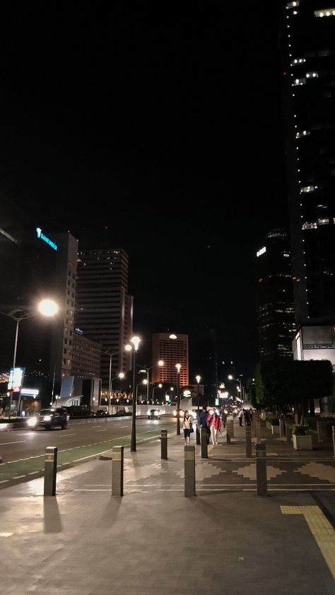 Jakarta City, Night View, Aesthetic Vibes, City View, Jakarta, Real Life, Indonesia, Building, Travel