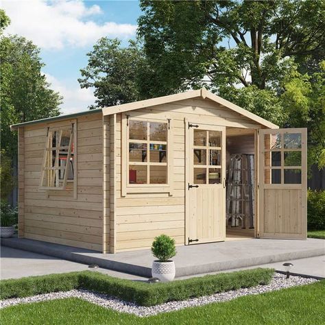 This list of the best small BillyOh log cabins for various uses—and you’re sure to find one that suits your outdoor space. Read more. Building A Shed Base, Log Shed, Log Cabin Sheds, Garden Log Cabins, Timber Planks, Types Of Timber, Shed Interior, Log Wall, Log Cabin Designs