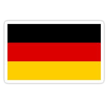 Official Flag of Germany Sticker Flag Of Germany, Flag Printable, Germany Flag, German Flag, Tumblr Stickers, Flags Of The World, Aircraft Modeling, Hardcover Notebook, Transparent Stickers