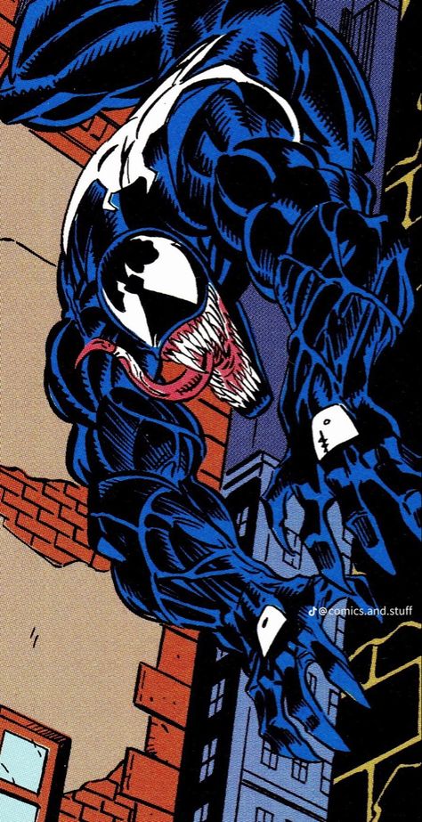 Venom Comics Wallpaper, Symbiote Aesthetic, Spiderman Comic Wallpaper, Venom Comic Art, Comic Venom, Venom Comic Book, Venom Lethal Protector, Venom Comic, Lethal Protector