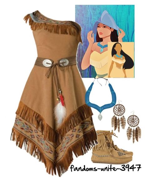 Pocahontas Dress Up, Pocahontas Halloween Costume, Pocahontas Necklace, Pocahontas Outfit, Pocahontas Dress, Pocahontas Disney, Fashion Outfits Summer, Princess Inspired Outfits, Native American Dress