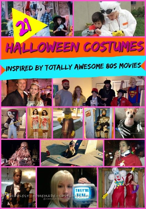 Coolest 1000+ Homemade Costumes You Can Make! Best 80s Halloween Costumes, 1980s Movies Costumes, Desperately Seeking Susan Costume, 80 Movies Costumes Halloween, 80s Themed Halloween Costumes, Iconic 80s Movies Costumes, Halloween Costumes 80s Movies, 80s Movie Characters Costumes, 80s Icons Women Costumes