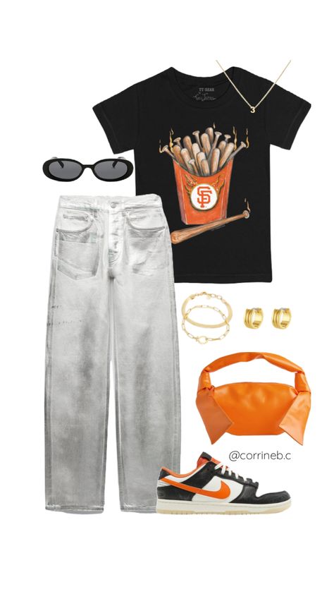 cute sf giants outfit #outfitinspo #outfit #outfitinspiration #fashion #fashioninspo #fashionaesthetic #baseball #baseballoutfit #sfgiants #ootd San Francisco Giants Outfit Woman, Sf Giants Outfit Women, Giants Baseball Game Outfit, Sf Giants Outfit, Baseball Game Outfit, Game Outfit, Giants Baseball, Baseball Outfit, Baseball Women