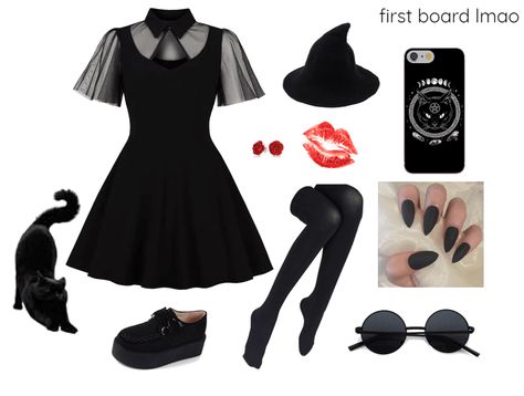 bruja básica (primera) Traje | TiendaLook Witchy Picnic, Witch Outfit Halloween, Audition Outfit, Witchy Halloween, Basic Witch, Aesthetic Dress, Witch Fashion, Witchy Fashion, Halloween Costume Outfits