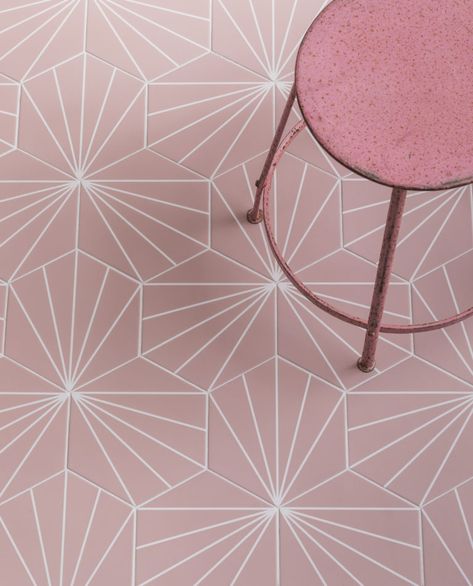 How to Style Perfect Pink Tiles | Mandarin Stone Pink Tile Bathroom Ideas, Modern Kitchen Splashbacks, Pink Ceramic Tile, Toilet Tiles, Mandarin Stone, Pink Porcelain, Indoor Tile, Attic Bathroom, Tile Rug