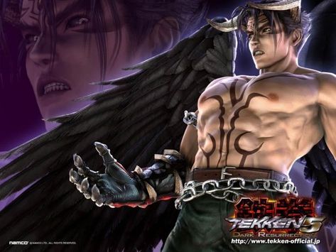 Devil Jin~Tekken Devil Jin Tekken, Jin Tekken, Overwatch Costume, Devil Jin, Tekken Wallpaper, Tekken 4, Bryan Fury, Tekken 3, Retro Games Poster