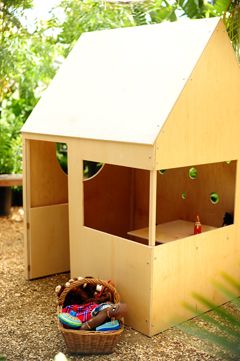 minor details: green Modern Playhouse, Outdoor Playhouse, Playhouse Outdoor, Wooden Playhouse, Backyard Playground, Kids Playhouse, Kids Play Area, Outdoor Backyard, The Genius