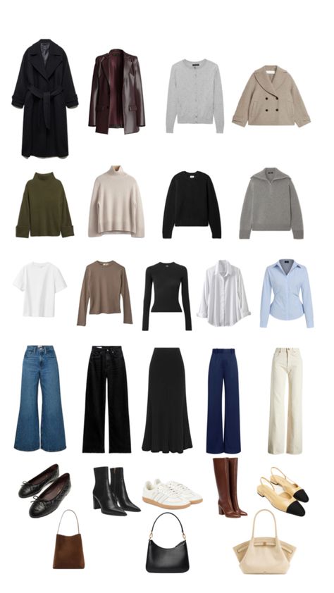 The basics everyone needs in their closet for fall! Fall Essentials, The Basics, Closet