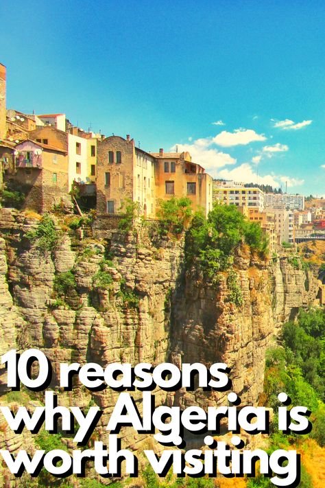 Algeria is a relatively unknown country in North Africa as well as being the largest country in the continent of Africa. Visiting Algeria will be the best decision of your life. Wondering why? Read this post about the top 10 reasons why you should visit Algeria #VisitAlgeria #Algeria #NorthAfrica #AfricaTourism #TravelAlgeria #LargestCountryInAfrica Algeria Tourism, North Africa Travel, Algerian Flag, Africa Bucket List, Algeria Travel, Africa Tourism, Morocco Desert, Algerian Recipes, Travel Africa