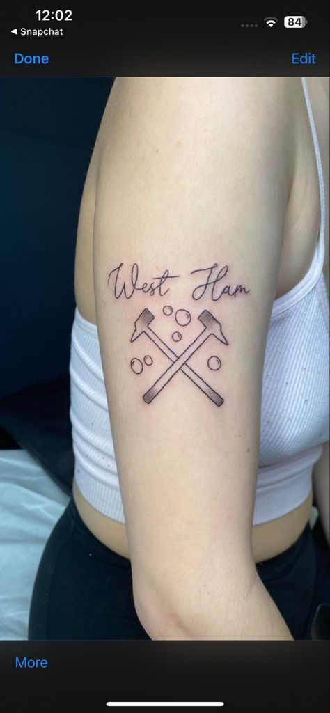 West Ham Tattoo Ideas, West Ham Tattoo, Ham Tattoo, West Ham, Tattoo Ideas, Tattoos, Quick Saves, Art