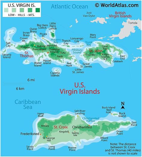 US Virgin Islands Maps & Facts - World Atlas Map Of Carribean Islands, Is Virgin Islands, U.s. Virgin Islands, Us Virgin Islands Vacation, America Outline, Virgin Islands Vacation, North Atlantic Ocean, Virgin Islands Flag, St Thomas Virgin Islands