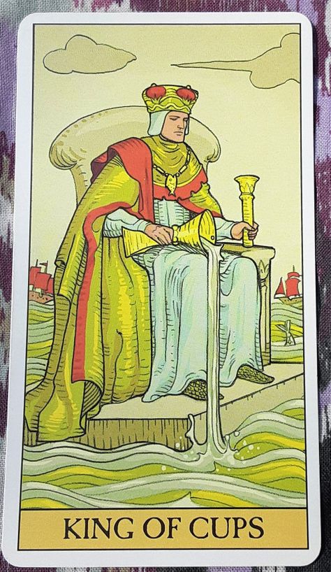 The Hermit Meaning, Cups In Tarot, Six Of Cups, King Of Cups, Scorpio Art, A Good Relationship, Good Relationship, Action Cards, Online Tarot