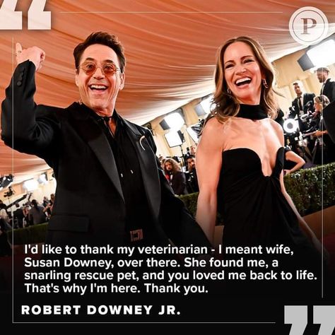 Susan Downey, Introvert Humor, Robert Downey, Robert Downey Jr, Benedict Cumberbatch, Good Movies, Animal Rescue, I Love You