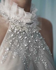 33 Breathtakingly beautiful wedding gowns with amazing details galore - wedding dress ,wedding gown #weddingdress #bridedress Couture Dior, Grey Wedding Dress, Beautiful Wedding Gowns, Couture Embroidery, Pearl Dress, Festa Party, Stunning Wedding Dresses, فستان سهرة, Gorgeous Wedding Dress