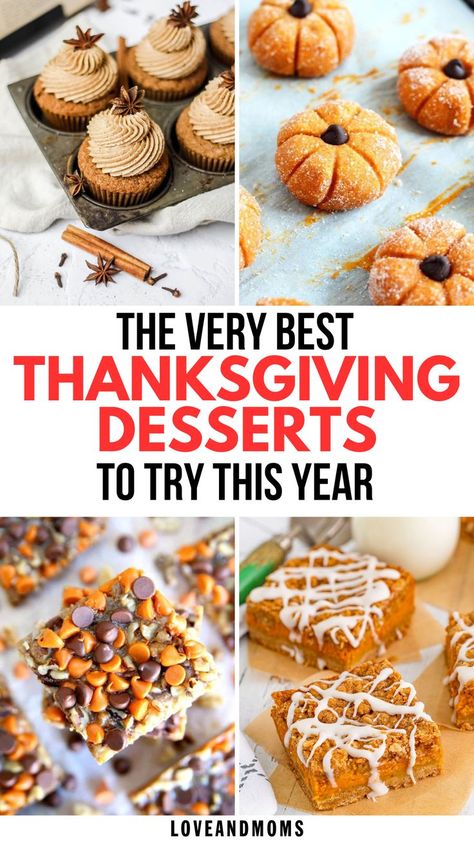 Thanksgiving desserts Best Thanksgiving Desserts, Easy Thanksgiving Desserts, Vegan Thanksgiving Dessert, Thanksgiving Dessert Recipes, Thanksgiving Meals, Fun Thanksgiving Desserts, Southern Thanksgiving, Yeast Donuts, Thanksgiving 2022