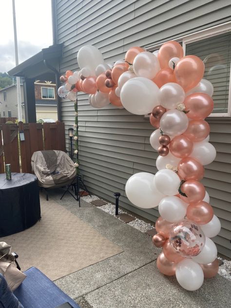 Ballon Arch Photo Booth, Arc Ballons Decoration, Ballon Arc, Decorations With Balloons, 13 Birthday, Simple Birthday Decorations, Simple Birthday, 12th Birthday, 13th Birthday