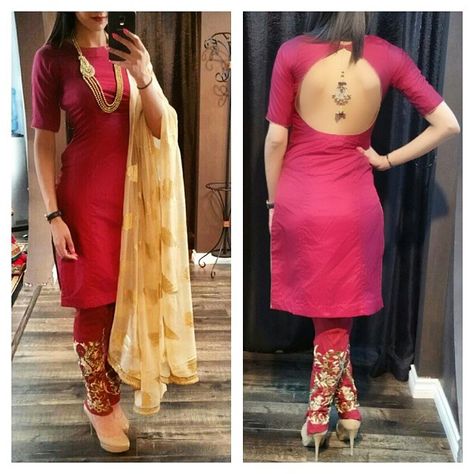 B Chic pieces are officially out at CBS! Here's another sneak peak for all our fashionistas. Simplicity really is the ultimate sophistication. Are we right ladies? For further information on this stunning piece please email us at raji@crossoverbollywoodse.ca. Punjabi Fashion, Punjabi Outfits, Neck Designs For Suits, Salwar Designs, Oufits Casual, Salwar Kamiz, Patiala Salwar, Indian Couture, Blouse Design Models