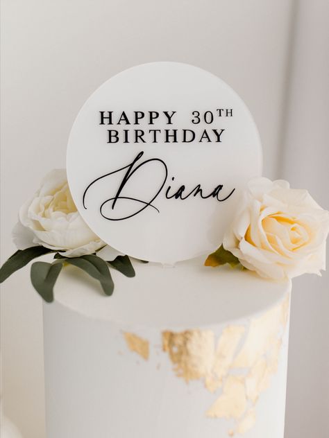 Classy Cake, Anniversary Topper, 30 Cake Topper, 30th Birthday Cake Topper, Cricut Cake, 30th Birthday Cake, 30 Cake, Laser Cut Decor, 30 Birthday Cake