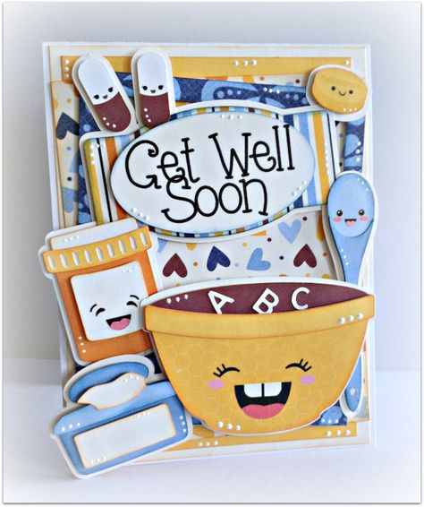 Get Well Soon Cards, Romantic Room Decoration, Get Well Soon Card, Baking Fun, Happy Pills, Get Well Cards, Cute Diys, Get Well Soon, Diy Birthday Gifts