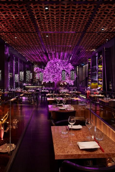 Bar Design Restaurant Lounge, Luxury Restaurant Interior, Bar Lounge Design, Japanese Restaurant Design, Bar In Casa, Bar Design Awards, Nightclub Design, Decoration Restaurant, Fancy Restaurants