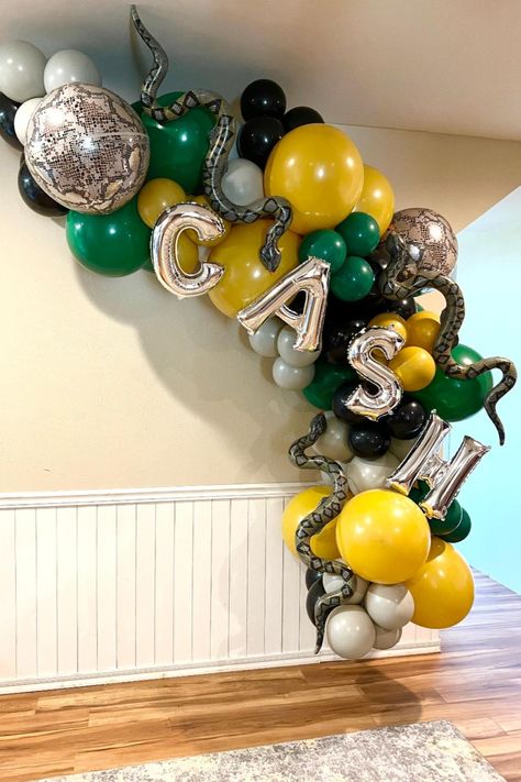 Reptile Birthday Party - Snake Birthday Party - Snake Balloons - Reptile Balloons- Reptile Party Decor, Snake Party Decor Reptile Balloon Arch, Snake Balloon Arch, Reptile Balloon Garland, Reptile Party Activities, Snake Birthday Party Decorations, Snake Party Decorations, Snake Birthday Party Ideas, Snake Party Ideas, Reptile Birthday Party Ideas