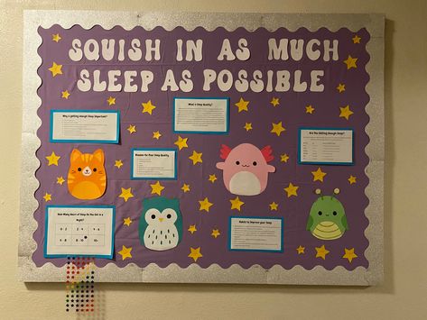 Resident Assitant, RA, Teacher, Community Assistant, CA, Resident Director, RD Closing Board Ra, Squishmallow Bulletin Board, Ra Boards, Ra Ideas, Bulletin Boards, Bulletin Board, Sleep, Quick Saves