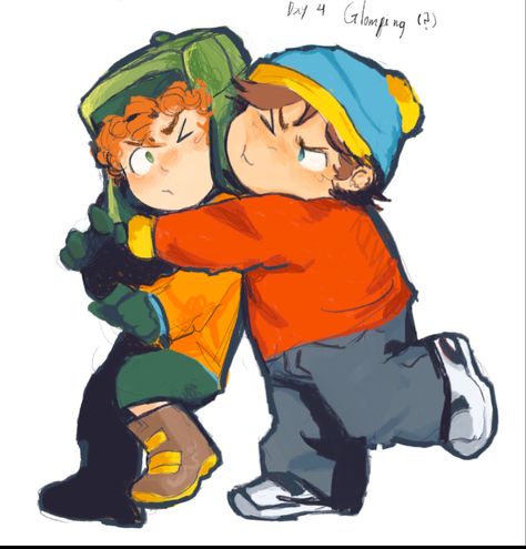 One Sided Kyman, Eric X Kyle, Kyman South Park, Cartman X Kyle, Kyman Fanart, South Park Oc, Southpark Fanart, South Park Wendy, Kyle South Park