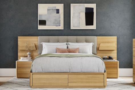 Elements Extended Overlay Headboard with Base Options | Bedshed Underbed Storage, Upholstered Bed, Under Bed Storage, Unique Styles, For Lovers, Led Lighting, Bed Frame, Fabric Color, Floating