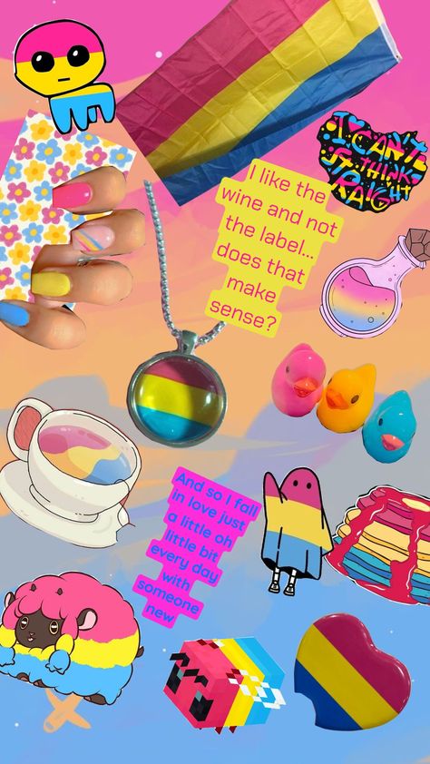 #pan #pansexual #pride Pan Jokes, Pansexual Pride Day, Pansexual Aesthetic, Pansexual Pfp, Pan Panic, Pride Stuff, Pansexual Flag, Pinterest Feed, Pride Art