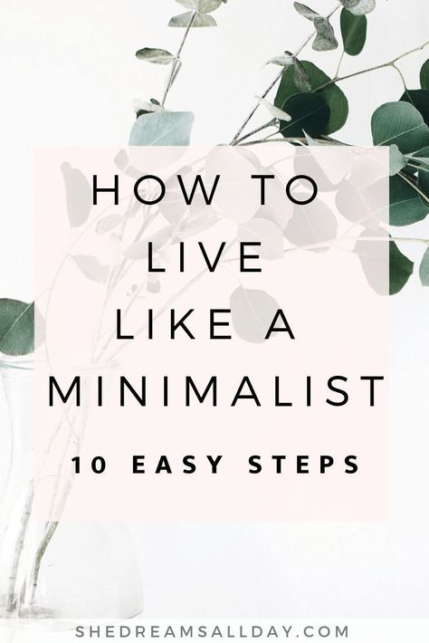 Easy minimalist living tips for a stress-free and decluttered life. Learn how to start living like a minimalist. via @shedreamsallday Minimalist Living Tips, Old Bookcase, Minimalist Inspiration, Minimalism Lifestyle, Declutter Your Life, Simplifying Life, Declutter Your Home, Free Life, Start Living